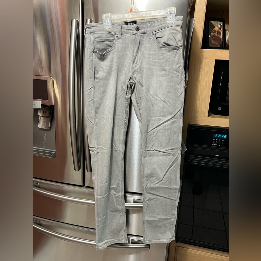PAIGE Men’s Denim - LENNOX - Light Grey - Size 31